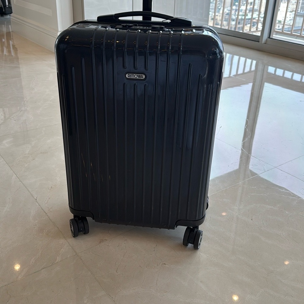 RIMOWA Dark Blue Rolling Suitcase